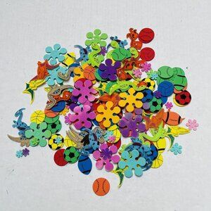 Multishape Felt Patches Multicolor Scrapbooking Stickers Appliques Assorted
